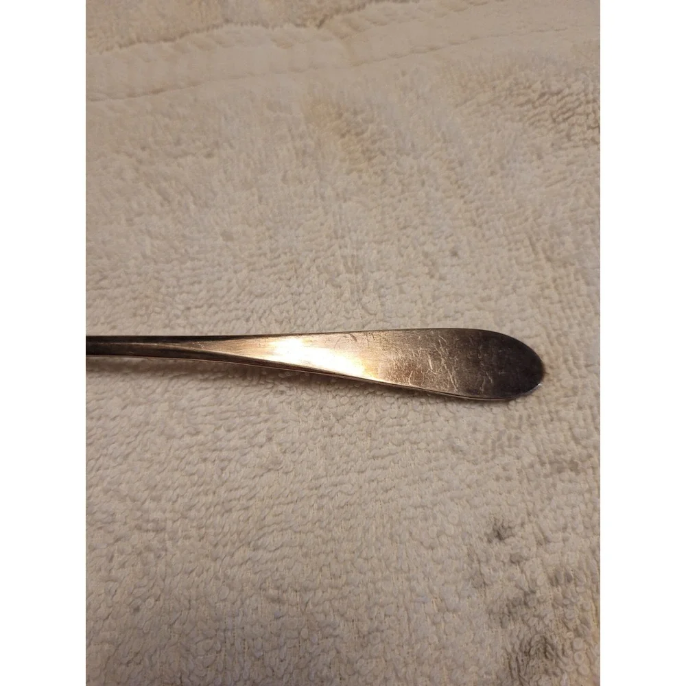 Vintage Original Rogers Estate Silverplate Pierced Tomato Server Spoon 7.5 in.